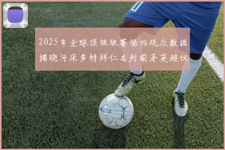 2025年全球顶级联赛场均观众数据揭晓河床多特拜仁名列前茅英超仅排第20位